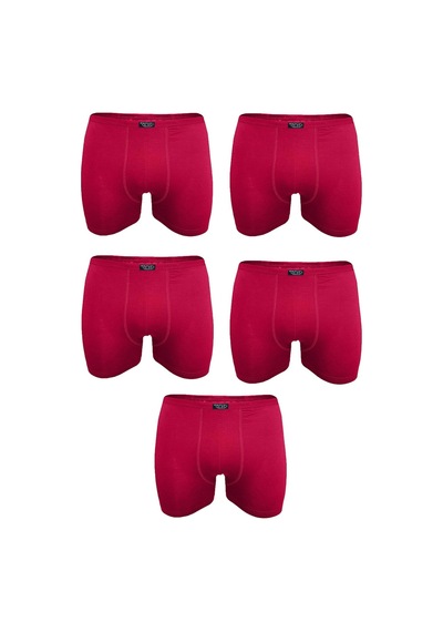 Erkek Siyah 5 Li Likralı Yumuşak Bambu Boxer 5Ant1273 001