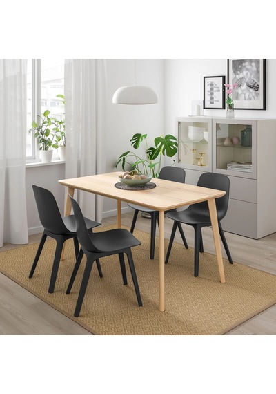 Ikea Beyaz Sağlam Yemek Masası - Mutfak Masası Takımı