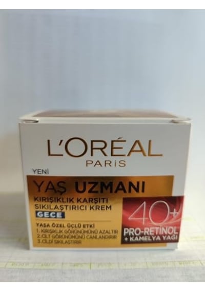 L'oreal Paris Yaş Uzmanı 45+ Kırışıklık Karşıtı Sıkılaştırıcı Gece Kremi