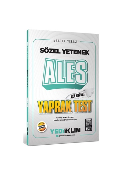2026 Ales Sözel Yetenek Çek Kopart Yaprak Test / Kolektif