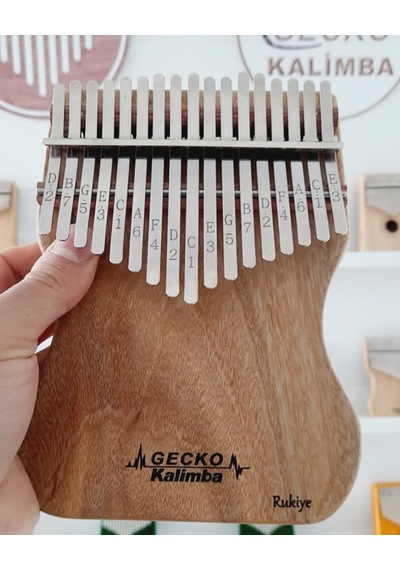 Gecko Kalimba K17cap İsme Özel Lazer Baskılı