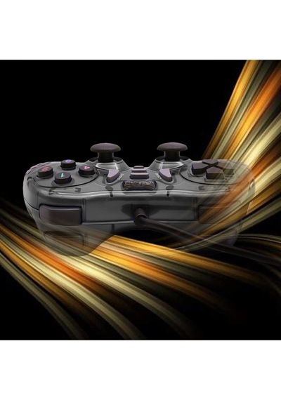 Pc Uyumlu Usb Dual Shock Titreşimli Joystick Oyun Kolu-cfl-2586 Siyah