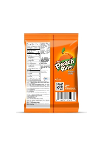 Candy Break Peach Rings Şeftali Aromalı Yumuşak Şeker 113 G