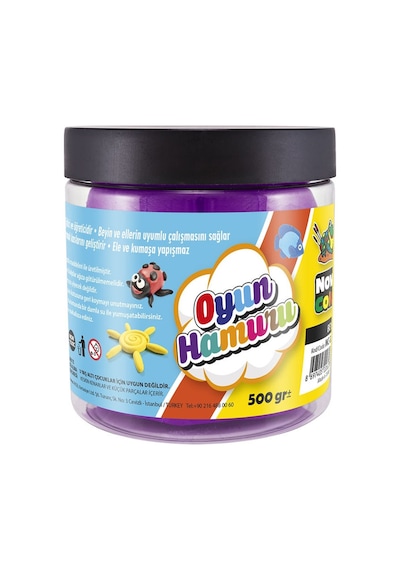 Nova Color Oyun Hamuru Tek Renk Kova 500 Gr. Mor