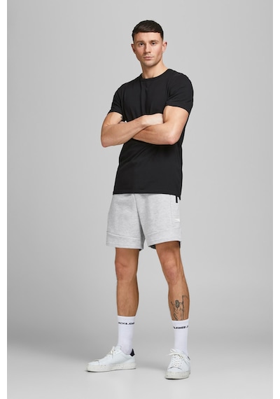 Jack & Jones Jack&jones Erkek Şort 12186750 Light Grey Melange Gri