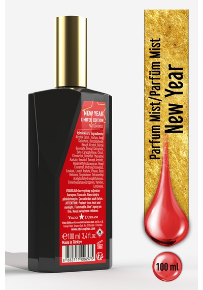 New Year Parfum Mist Oryantal & Sıcak Koku & Edp Parfüm - 100 Ml Oryantal - Vanilya