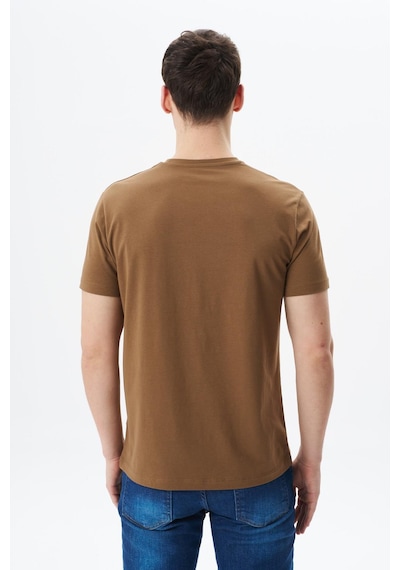 AR-MA Arma Erkek Regular Fit Baskılı Süprem Bisiklet Yaka Tişört Y29344453602 Kahverengi