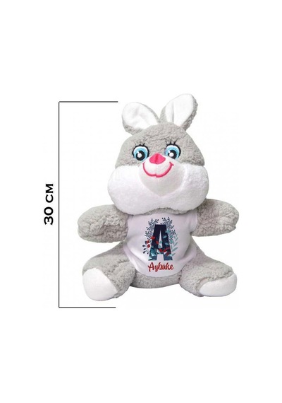 Kişiye Özel İsim Ve Harf Baskılı Peluş Tavşan Hk2451