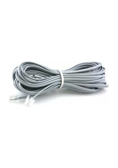 Primex Px-kkt150 2cx0.10mmx7 15 Metre Adsl Rj11 Telefon Kablosu Gri, Adsl, Vdsl 2 Canlı Kablo Standart