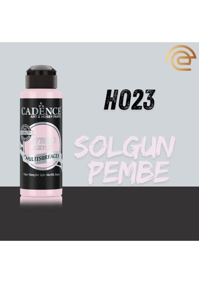 Cadence Hybrid Multisurface Akrilik Boya 120 Ml H023 Solgun Pembe