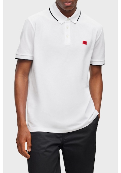 Hugo Erkek Polo Yaka T Shirt 50490775 120 Beyaz Beyaz
