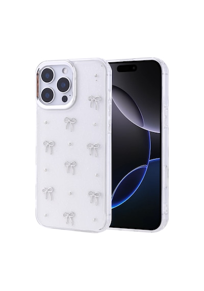 Butam Bilişim Apple Uyumlu iPhone 16 Pro Max Kılıf Airbag Tasarımlı Simli Şeffaf Kutup Kapak - No1 NO1
