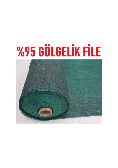 Abdioğulları%95 Gölgelik File 1m X 5m Bahçe Çit Örtüsü Meyve Ağacı Örtüsü Çok Renkli