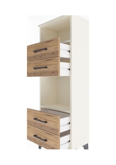 Arges Dolap 2 Raflı 4 Çekmeceli 44x30x134 Aytaşı-çam Aytaşı