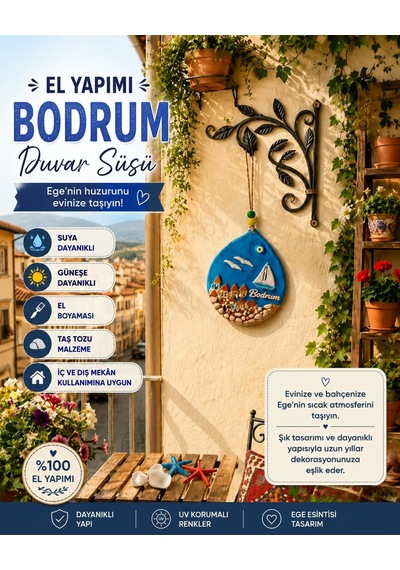 Bahçe Balkon Duvar Dekoru