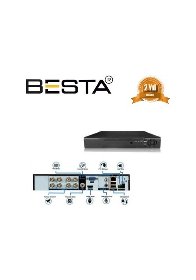 2mp 1080p 3 Dış Mekan 3 İç Mekan Kameralı Ahd Güvenlik Seti