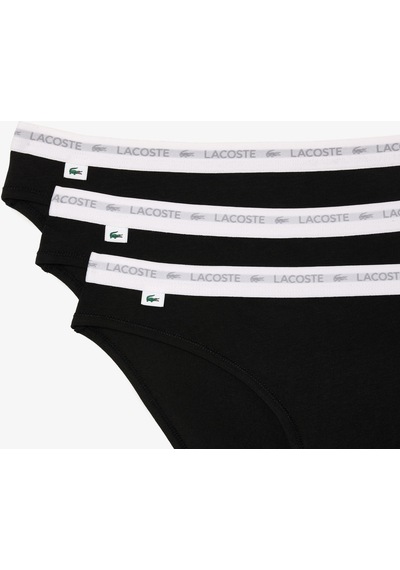 Lacoste Kadın 3 Lu İç Çamaşırı 8f1338-00-031 Siyah