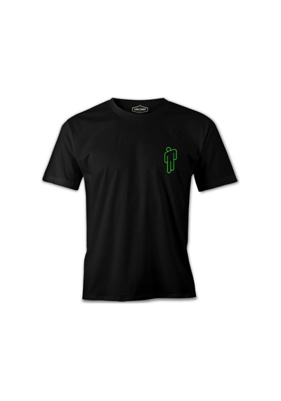 Billie Eilish - Blohsh Logo Siyah Erkek Tshirt