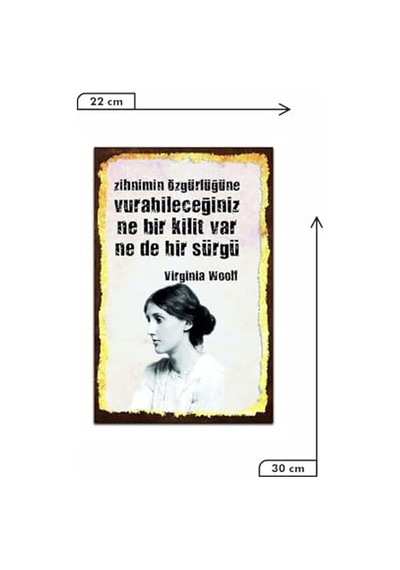 Ayrex Kuşe Kağıt Duvar Posteri Ne Bir Kilit Var Ne De Bir Sürgü Retro Vintage Drtr0023