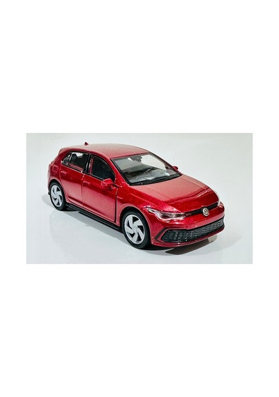 Golf 8 Yeni Kasa 2024 Diecast Metal Model Kırmızı Renk 1:36 Kırmızı