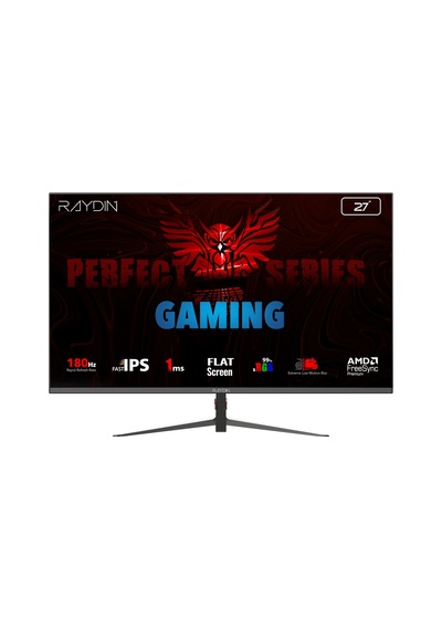 Raydın Mm27dfı-180hz, 27", 1ms, 180hz, Full Hd, Hdmı, Dp, Ips Led, Flat, Frameless, Freesync Ga