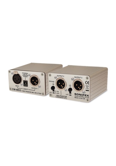 Sonifex Cm-Ms3 3 Yollu Pasif Mikrofon Dağıtıcı