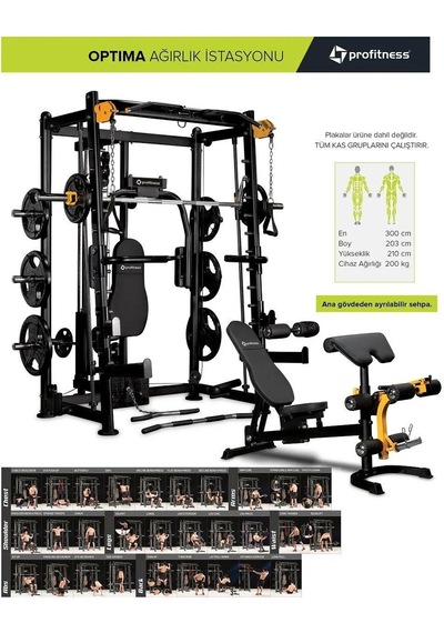 Profitness Optima Çalışma İstasyonu