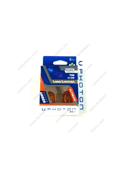 Fardoktoru T20 Turuncu Çift Duy Naturel Amber Oto Ampul Photon Ph5523Na