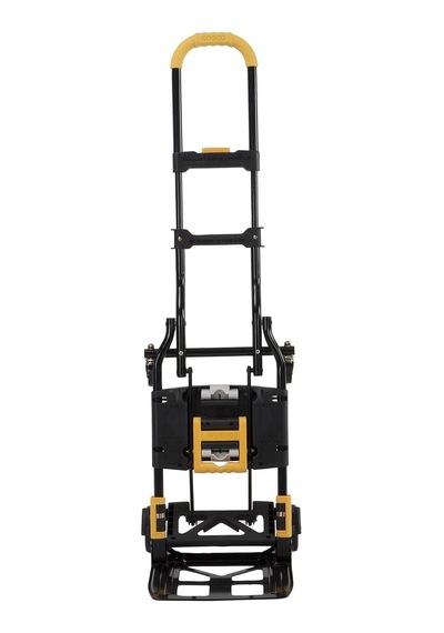 Tr 12225ygb1e 2'si 1 Arada Katlanır El Arabası, 300 Lb. Kapasite, Uzatılabilir Saplı Çok Pozisyonlu, Sarı