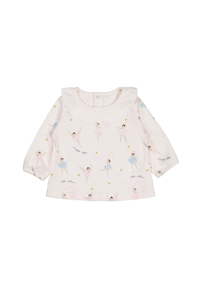 Civil Baby Yakalı Balerin Empirme 6-18 Ay Sweatshirt - Ekru