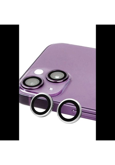 İphone 13 Mini Raze Metal Kamera Lens - Gümüş Diğer