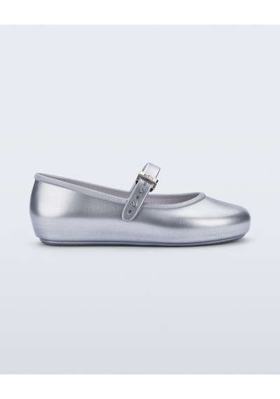 Mini Melissa Soft Ballerina Kız Çocuk Ayakkabı 36244 Gümüş
