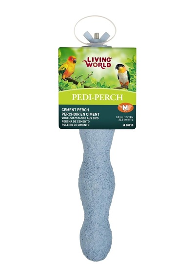 Living World Pedi-perch Kuş Oturma Çubuğu, Kuşlar İçin Oturma Çubuğu, 20,5 Cm