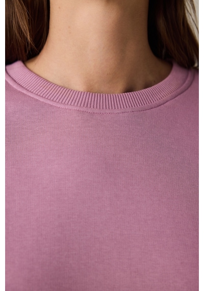 Penti Lila Bisiklet Yaka Oversize Spor Sweatshirt
