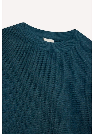 Defacto Erkek Çocuk Bisiklet Yaka Triko Kazak F0959a825wnın250 Indigo