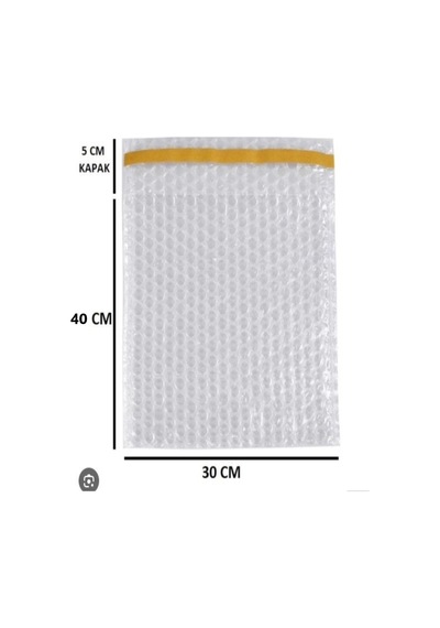Balonlu Patpat Torba, Bantlı Baloncuklu Torba-zarf 30cm En X 40cm Boy + 5cm Kapak 100 Adet