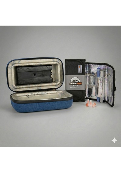 Thermobag Izotermik Soğutuculu Insülin Taşıma Çantası Mavi