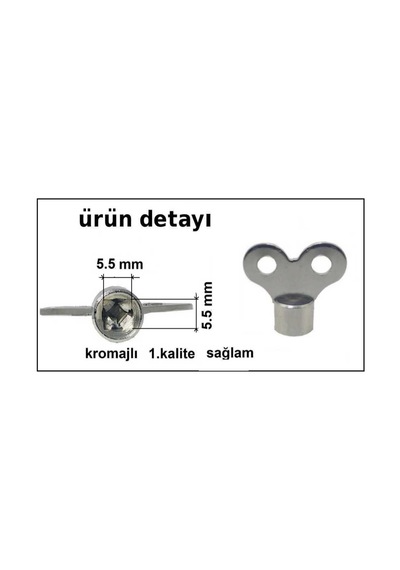 Radyatör Petek Havlupan Hava Alma Purjör Anahtarı 4 Adet ı