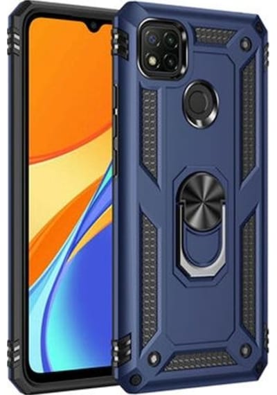 Xiaomi Redmi 9C Kilif Yüzüklü Standli Manyetikli Armor Zirh Kilif 478205544