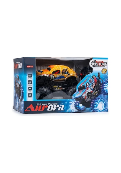 1:18 Uzaktan Kumandalı Canavar Kamyon 4x4 Işıklı Off-road Araba - Full Fonksiyon 2.4 Ghz Çok Renkli