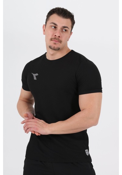 Diadora Alto Antrenman T-Shirt Siyah