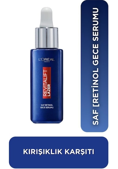 L'Oréal Paris 3'lü: Cam Cilt İçin Gündüz + Gece Rutinin: Hyaluronik Asit Ve Retinol Serum & Yüz Güneş Kremi pktsunpodkremset3-11160