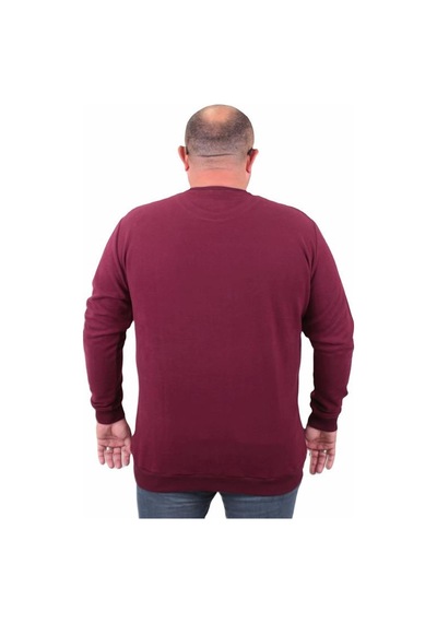 Starbattal Büyük Beden Selanik V Yaka Classic Sweat 23201 Murdum-Murdum