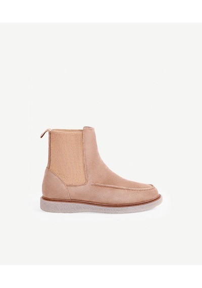 Yargıcı Retro Görünümlü Lastikli Bot Kahverengi