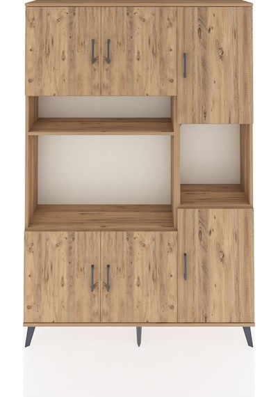 Arges Dolap 9 Raflı 6 Kapaklı 132x30x195 Çam-çam/çam Atlas Çam/atlas Çam Arges Dolap 9 Raflı 6 Kapaklı 132x30x195 Çam-çam/çam Atlas Çam/atlas Çam