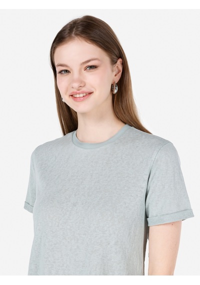 Colin's Colins Yeşil Kadın Tshirt K.kol Cl1068563 Q1.v2 Mgr Mint Yeşili