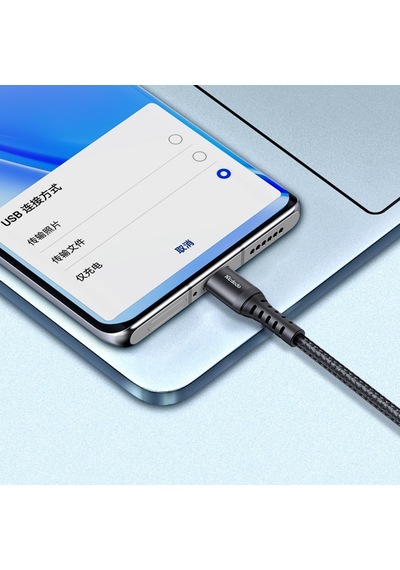 Mcdodo Ca-2274 Usb Typec Q.c 4.0 3a Hızlı Data Şarj Kablosu 2m Siyah