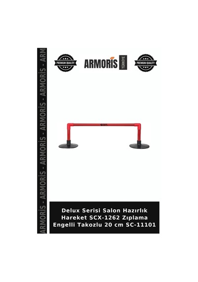 Delux Serisi Salon Hazırlık Hareket Scx-1262 Zıplama Engelli Takozlu 20 Cm Sc-11101 Çok Renkli