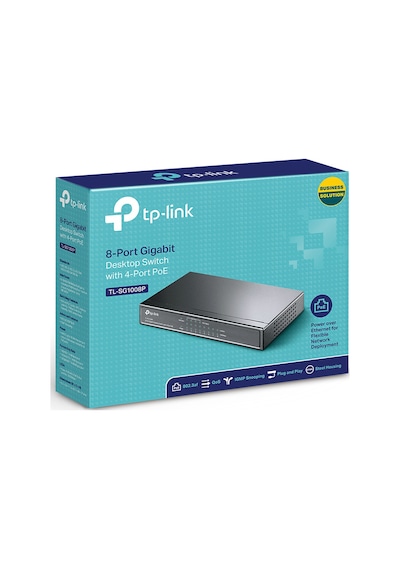 TP-Link Tl Sg1008P 8 Port Gigabit 4 Port Poe 53W Switch