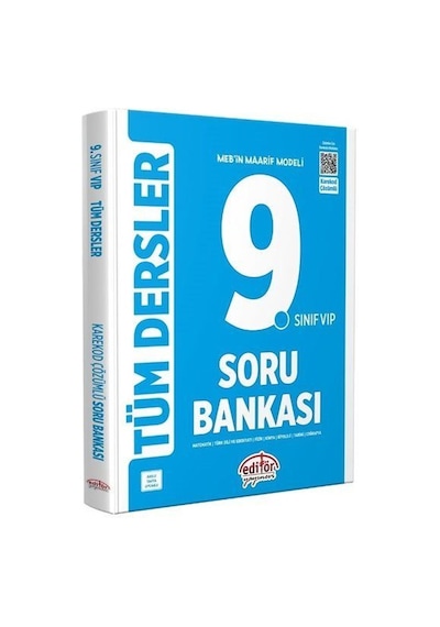 9. Sınıf Vıp Tüm Dersler Soru Bankası / Komisyon